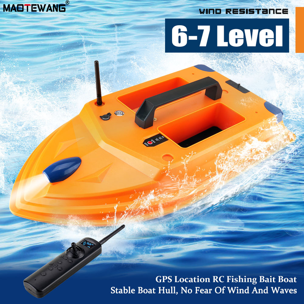 Fish Finder Gps - GPS Fishing Boat RC Bait Boat,
