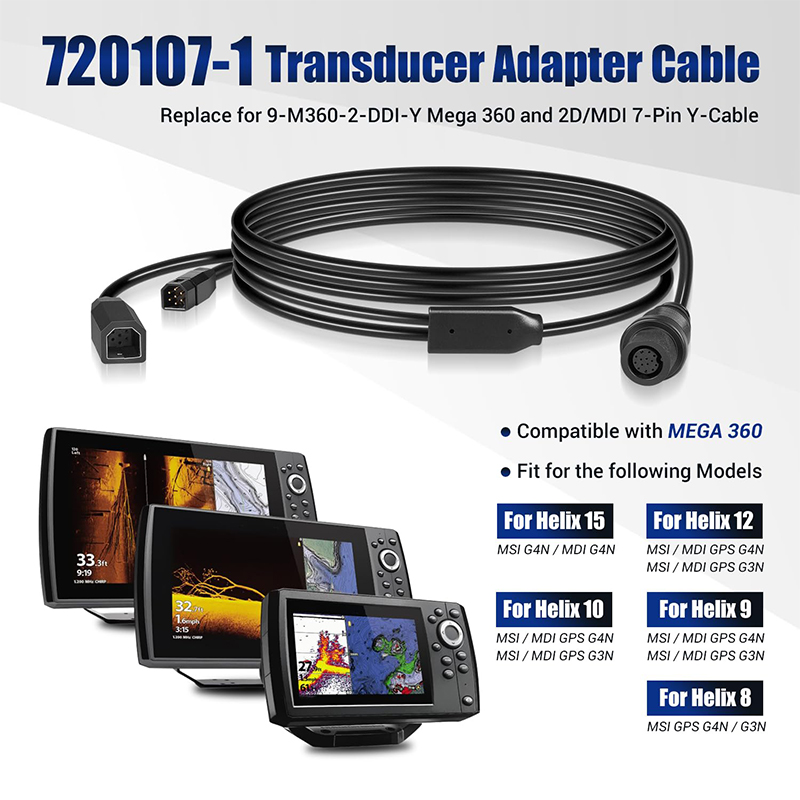 720107-1 Transducer Adapter Ca - огляд і ціна Fish Finder Transducer