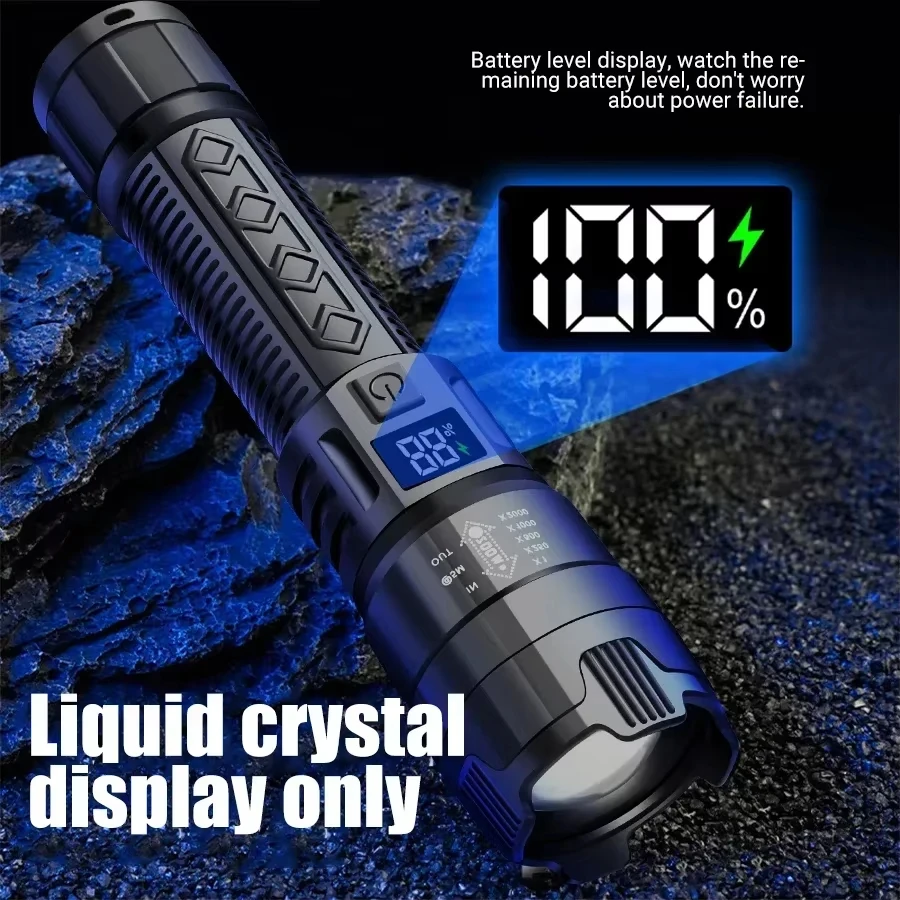 Tactical LED Flashlight 2000LM - огляд і ціна Fishing Light
