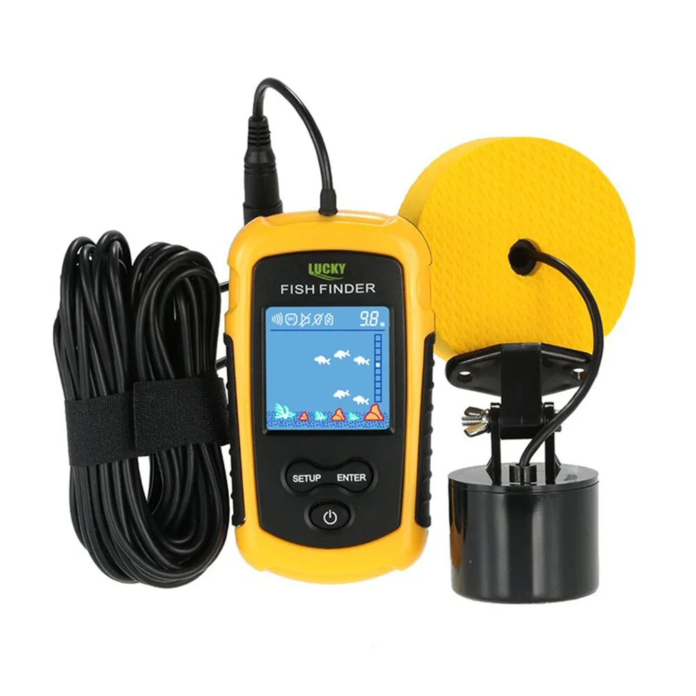 Lucky LCD Color Screen Portabl - огляд і ціна Fish Finder Transducer
