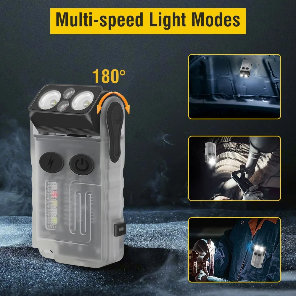 BORUiT V20 Buzzer EDC LED Keyc - огляд і ціна Fishing Light