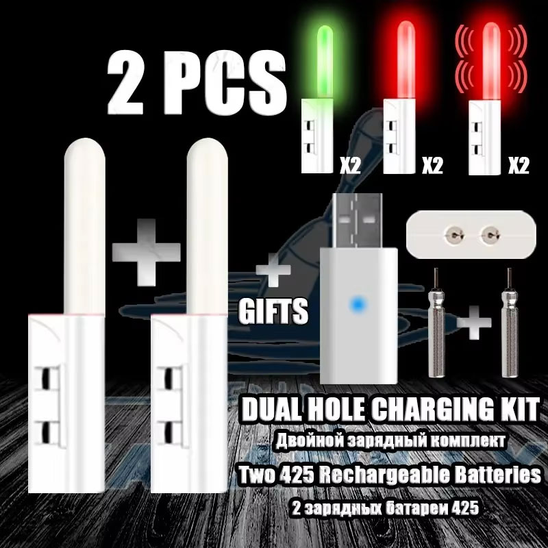 2pcs LED Night Light Electroni - огляд і ціна Fish Alarm