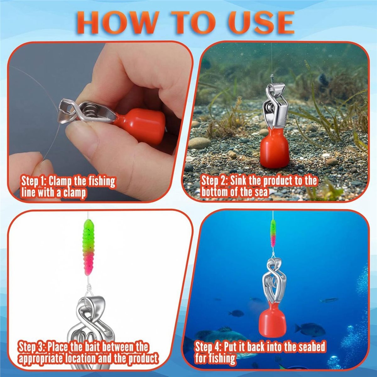 618 Mega Sale 4 Pack Depth Fin - огляд і ціна Fishing Depth Finder