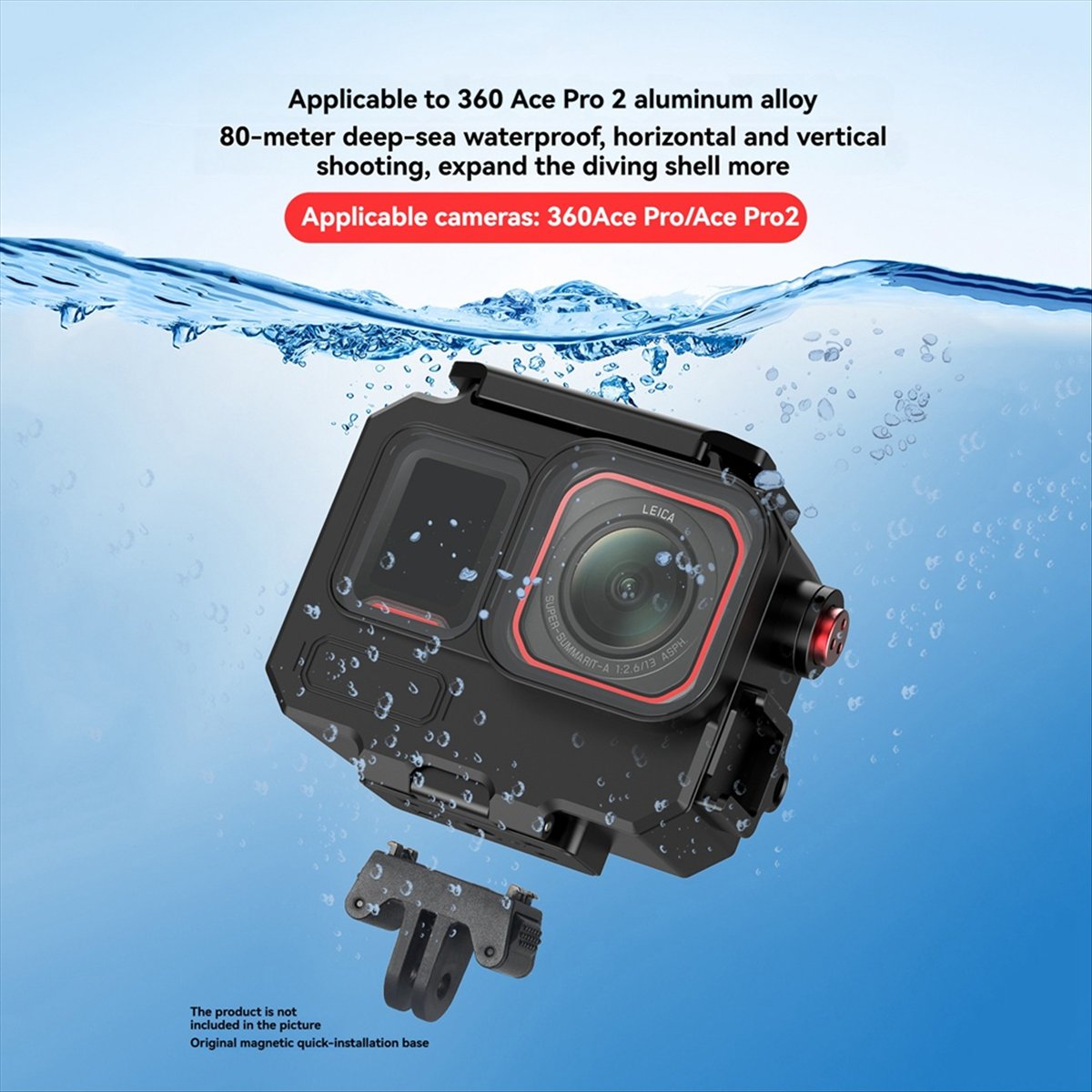 M05K 263FT/80M Waterproof Case - огляд і ціна Underwater Camera