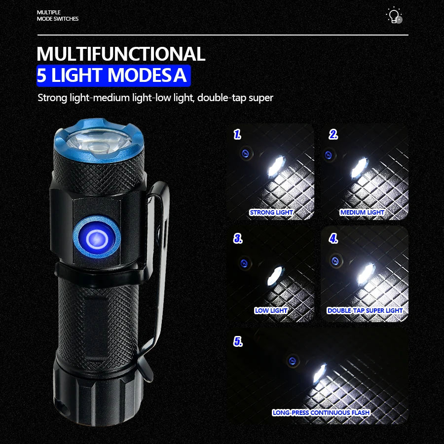 20W Super Bright P50 LED Flash - огляд і ціна Fish Finder Battery
