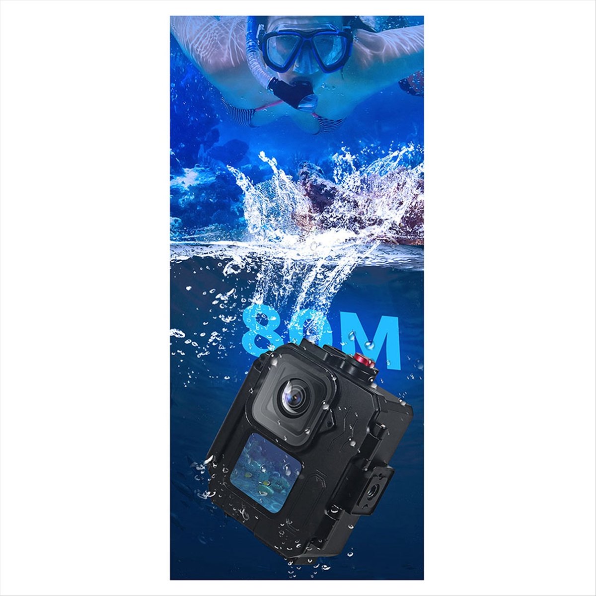 N05R 80M Waterproof Case Alumi - огляд і ціна Underwater Camera